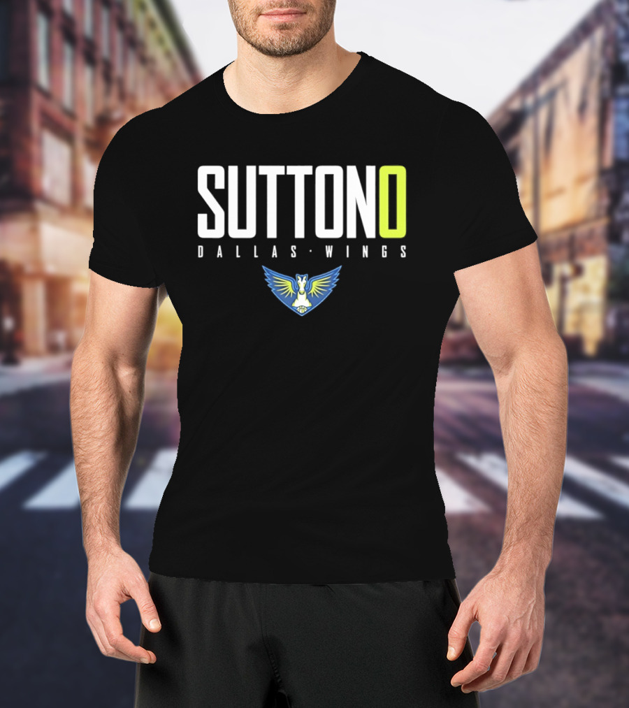 Sutton 0 Dallas Wings Sug Sutton WNBA 2026 T-Shirt
