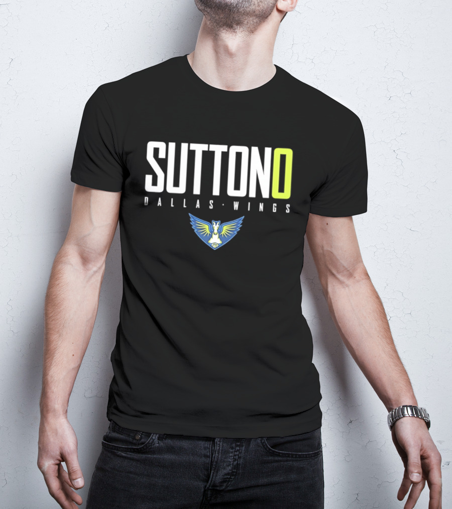 Sutton 0 Dallas Wings Sug Sutton WNBA 2026 T-Shirt