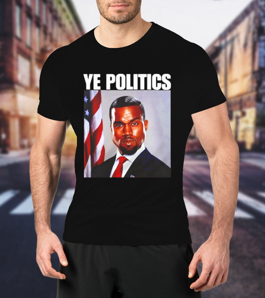 Ye Politics Kanye West American Flag T-Shirt