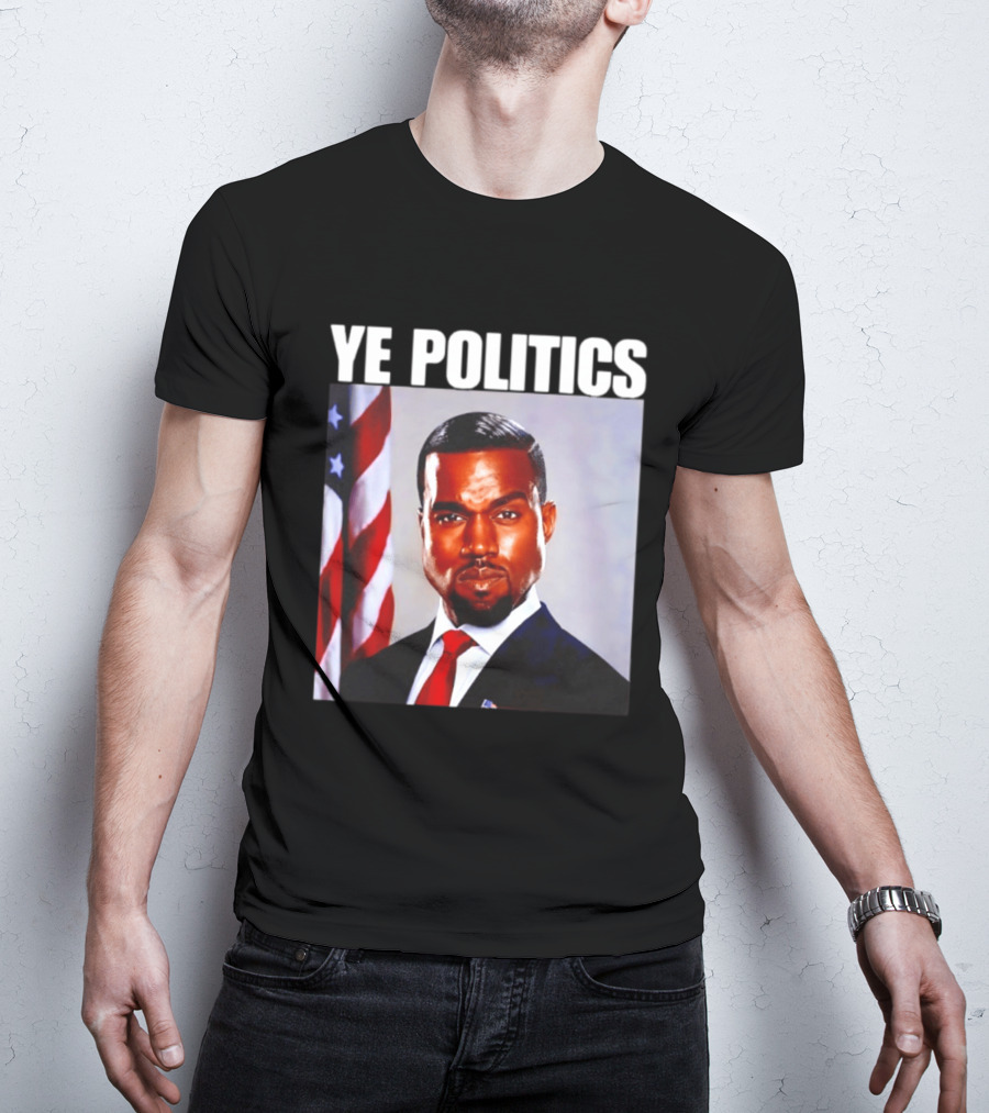 Ye Politics Kanye West American Flag T-Shirt