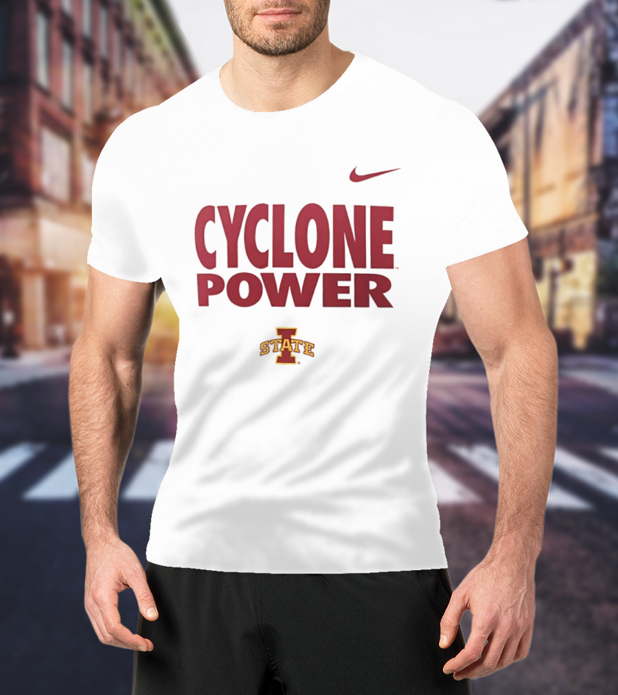 Cyclone Power Iowa State Nike Sports Fan Gear T-Shirt