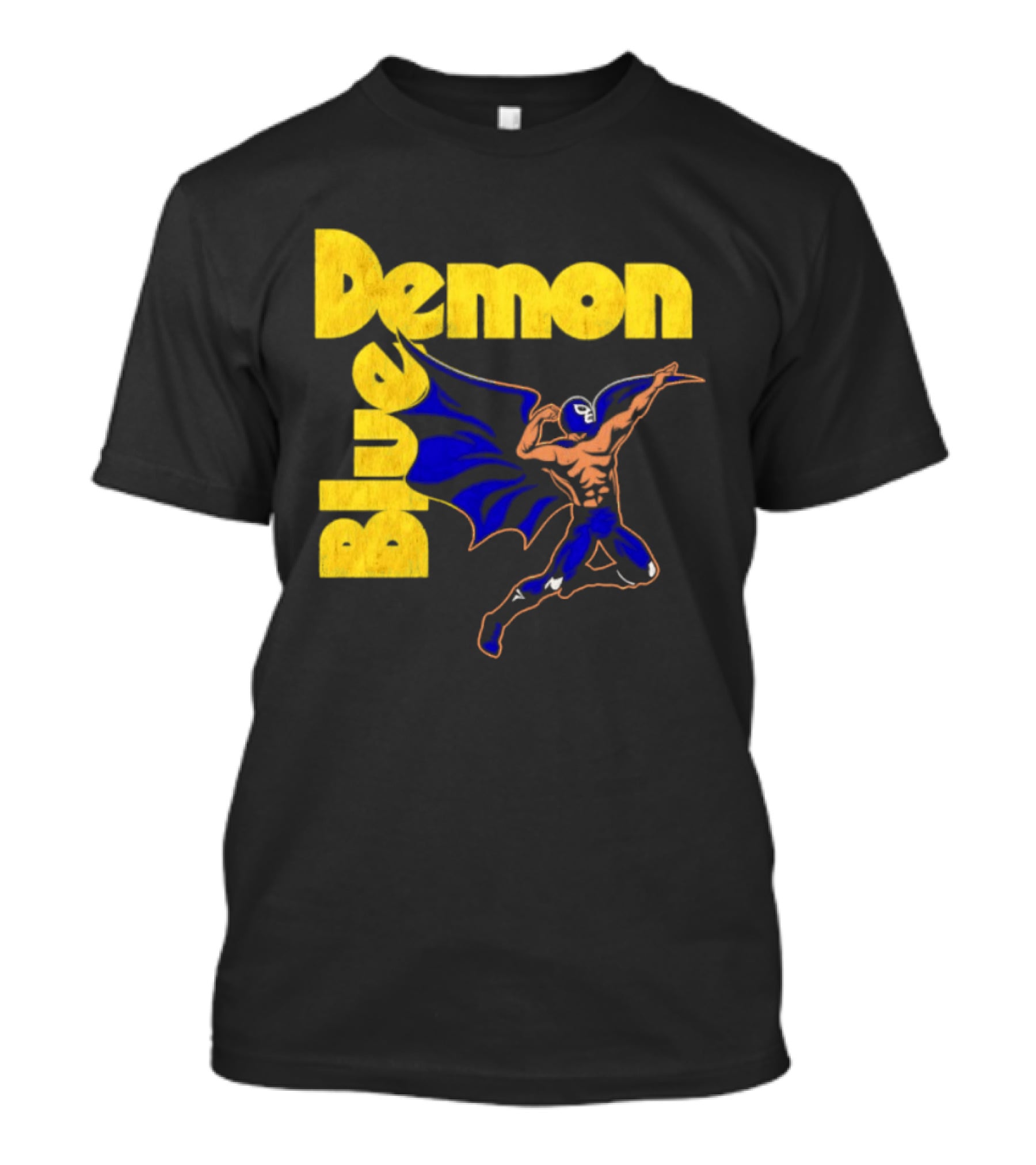 Alejandro Munoz Moreno Blue Demon Mexico Wrestling Iconic Luchador T-Shirt