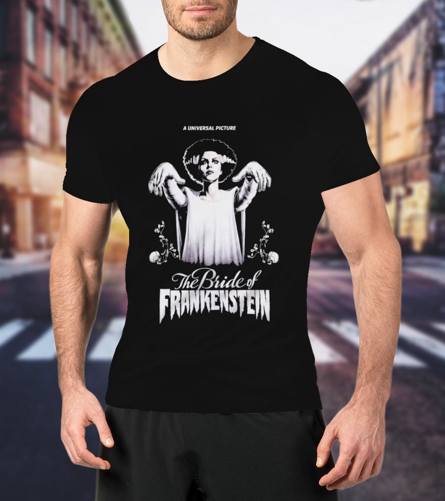 A Universal Picture The Bride Of Frankenstein Purple T-Shirt