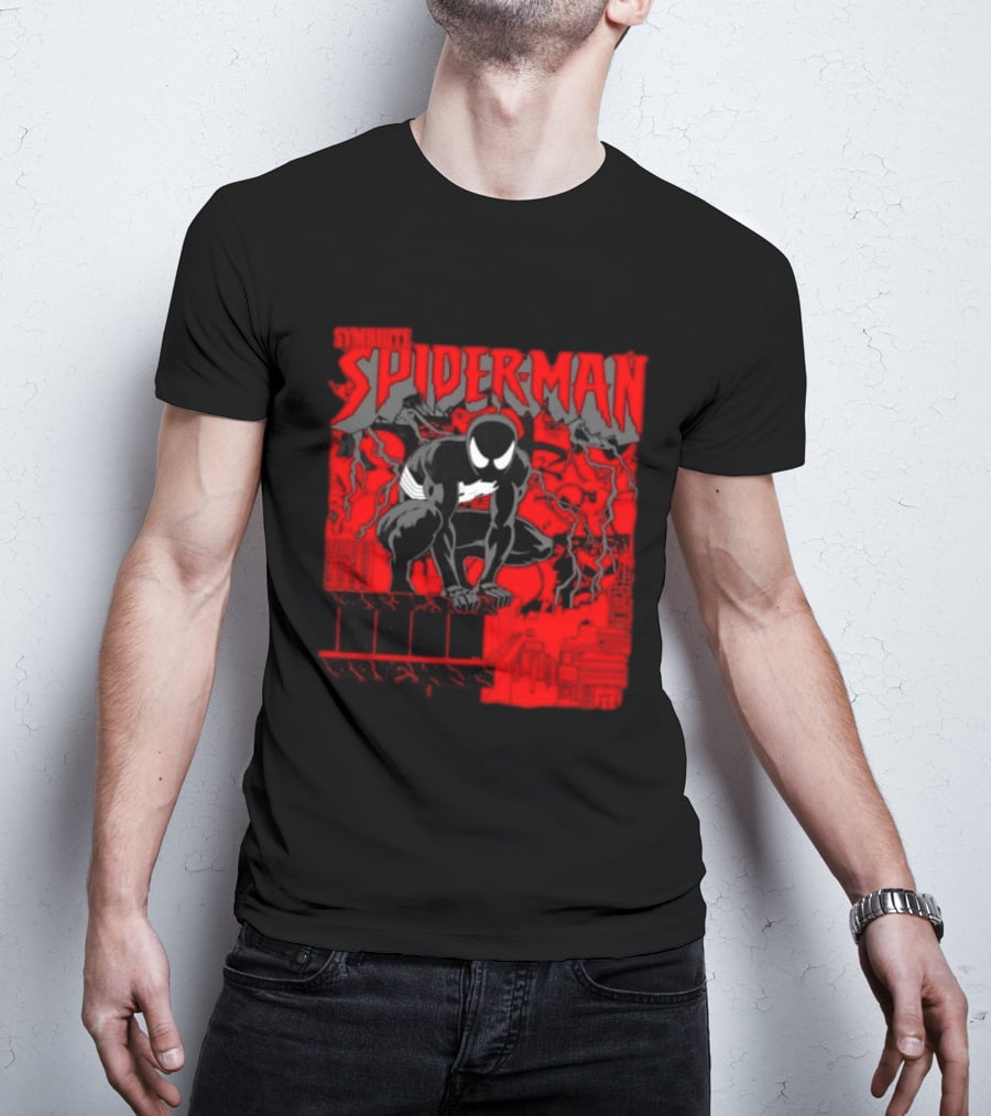 Symbiote Spider Man Marvel Venom Black Suit Comic T-Shirt
