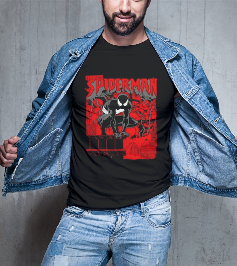 Symbiote Spider Man Marvel Venom Black Suit Comic T-Shirt