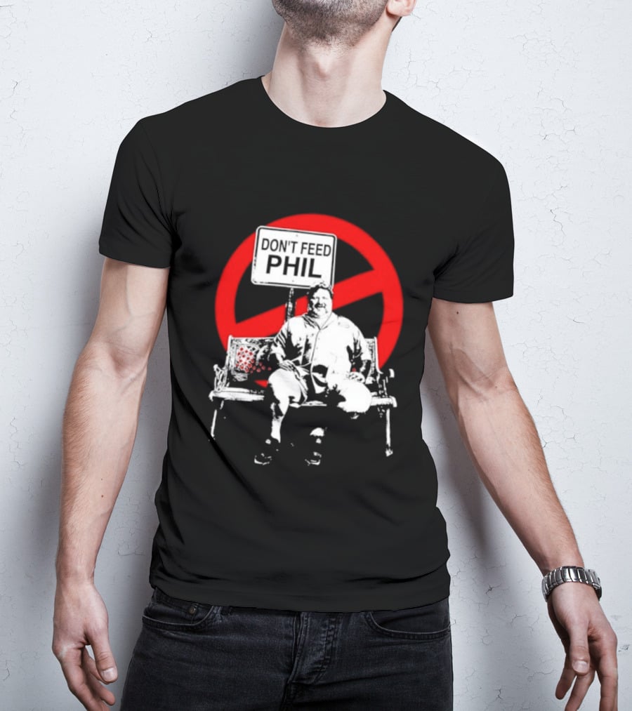 Viva La Bam MTV Reality TV Don't Feed Phil Bench Red Circle T-Shirt