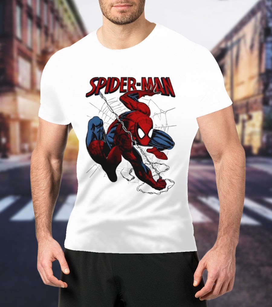 SPIDER MAN Marvel Superhero Man Spider Peter Parker Web Slinger T-Shirt