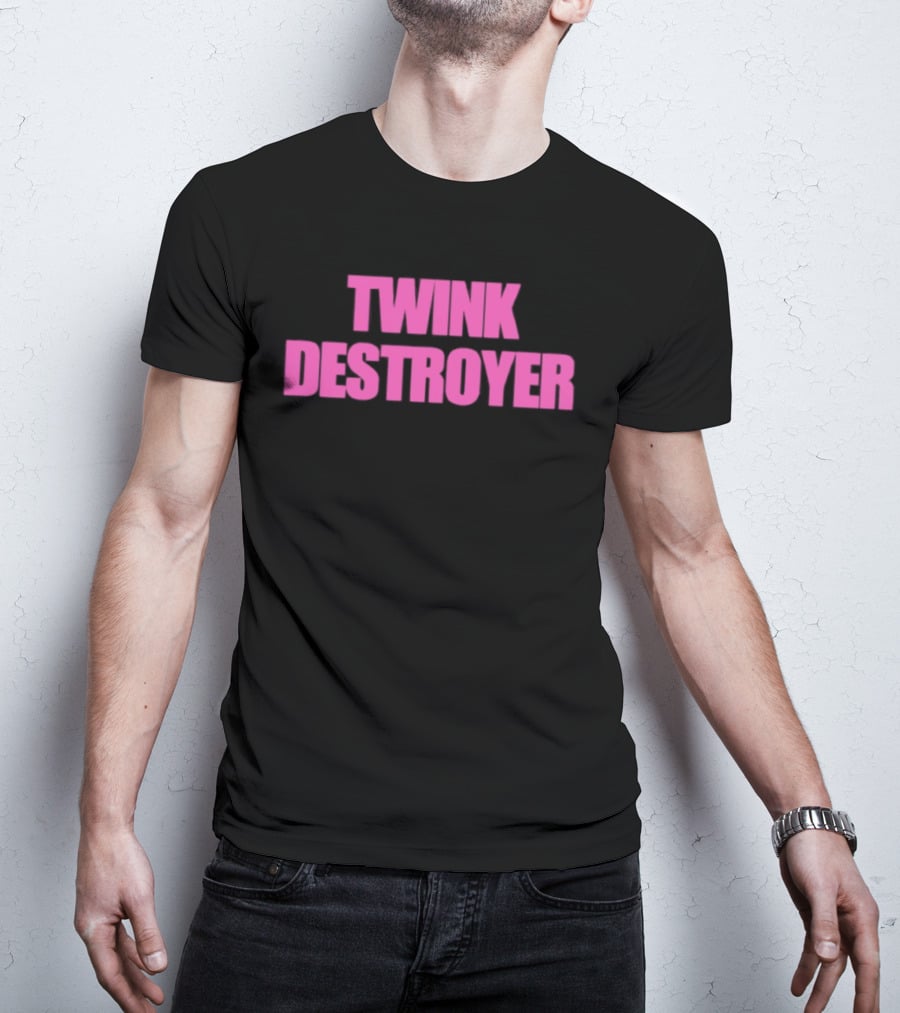 Twink Destroyer Bold Pink T-Shirt
