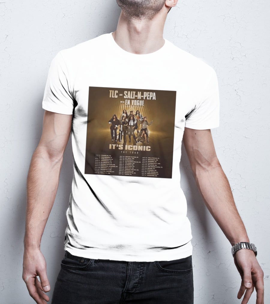 TLC Salt N Pepa En Vogue It's Iconic Tour Dates 2023 T-Shirt