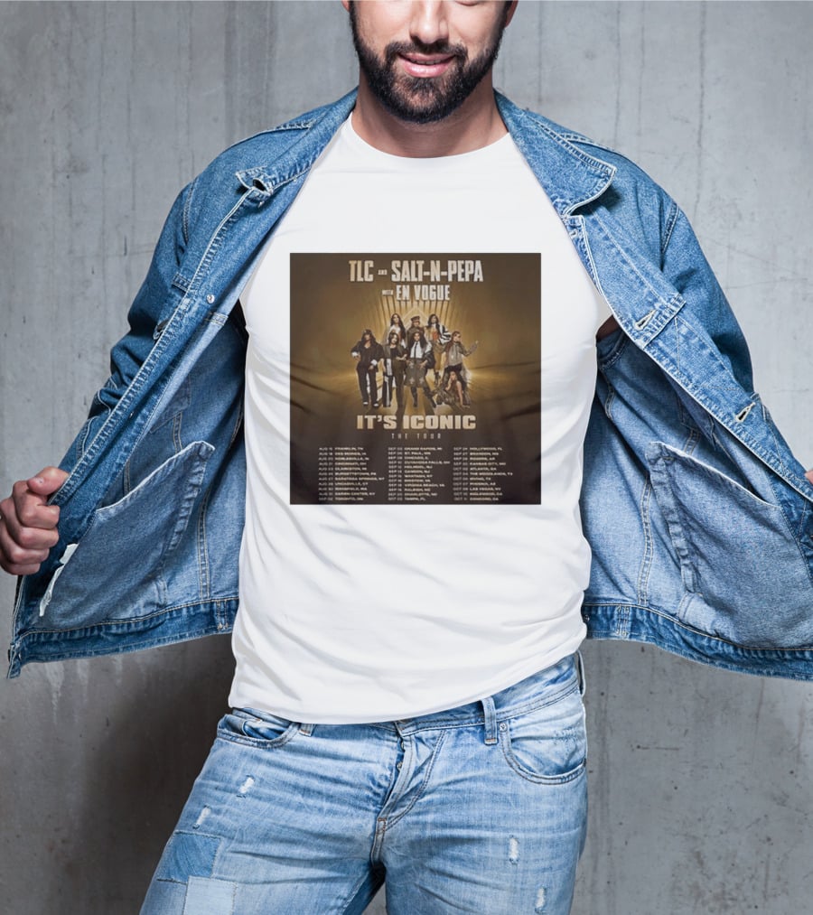 TLC Salt N Pepa En Vogue It's Iconic Tour Dates 2023 T-Shirt