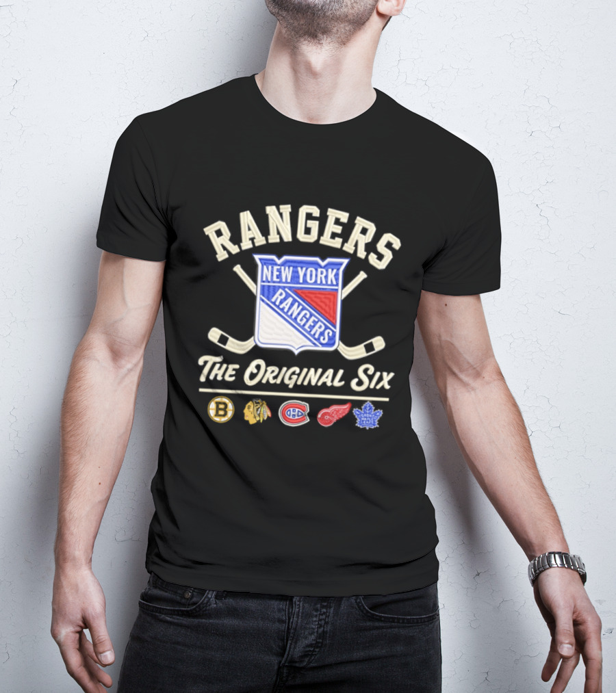 New York Rangers The Original Six NHL Hockey Iconic Teams T-Shirt