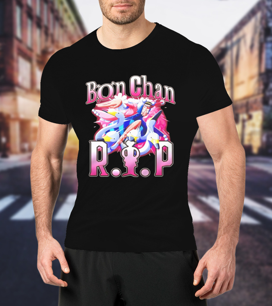 Bon Chan RIP One Piece Bentham Manga Swan Ballet Warlord T-Shirt