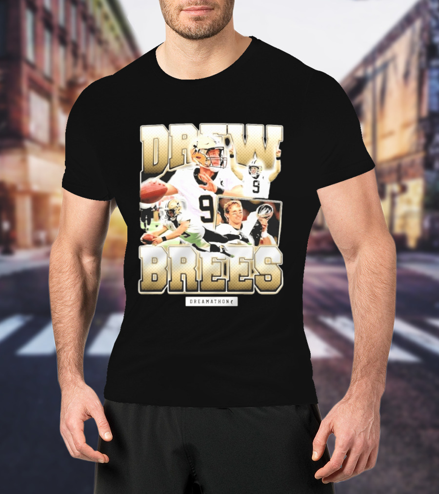 Drew Brees New Orleans 9 Dreamathon T-Shirt