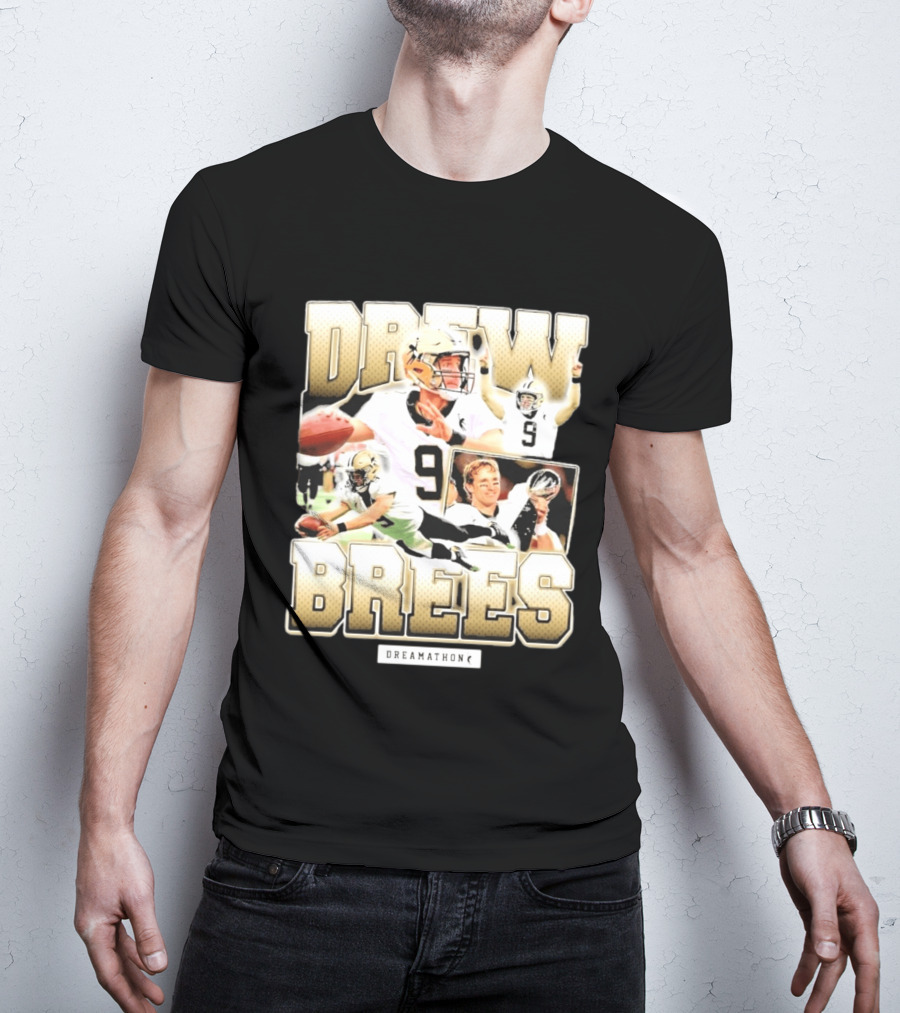 Drew Brees New Orleans 9 Dreamathon T-Shirt