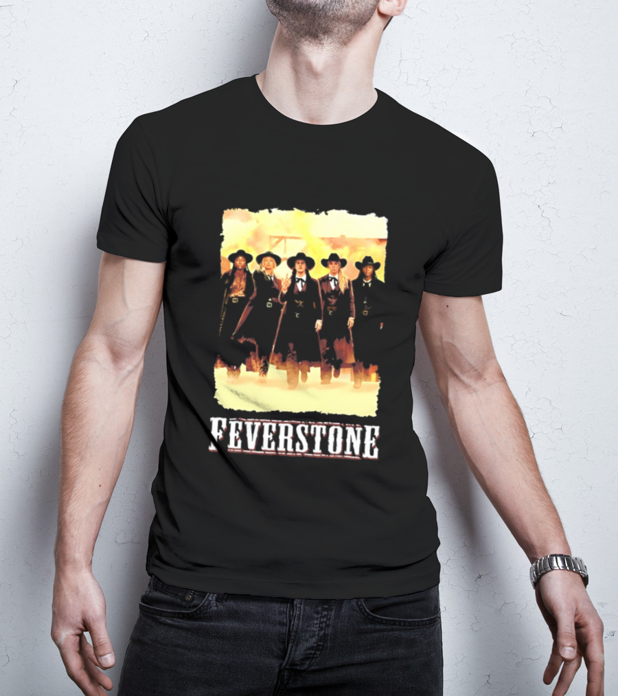 Indiana Fever Feverstone Meme Team Members In Old West T-Shirt