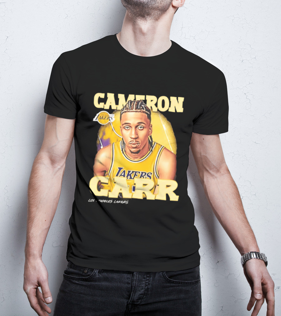 Cameron Carr Los Angeles Lakers NBA 2026 Airbrush T-Shirt