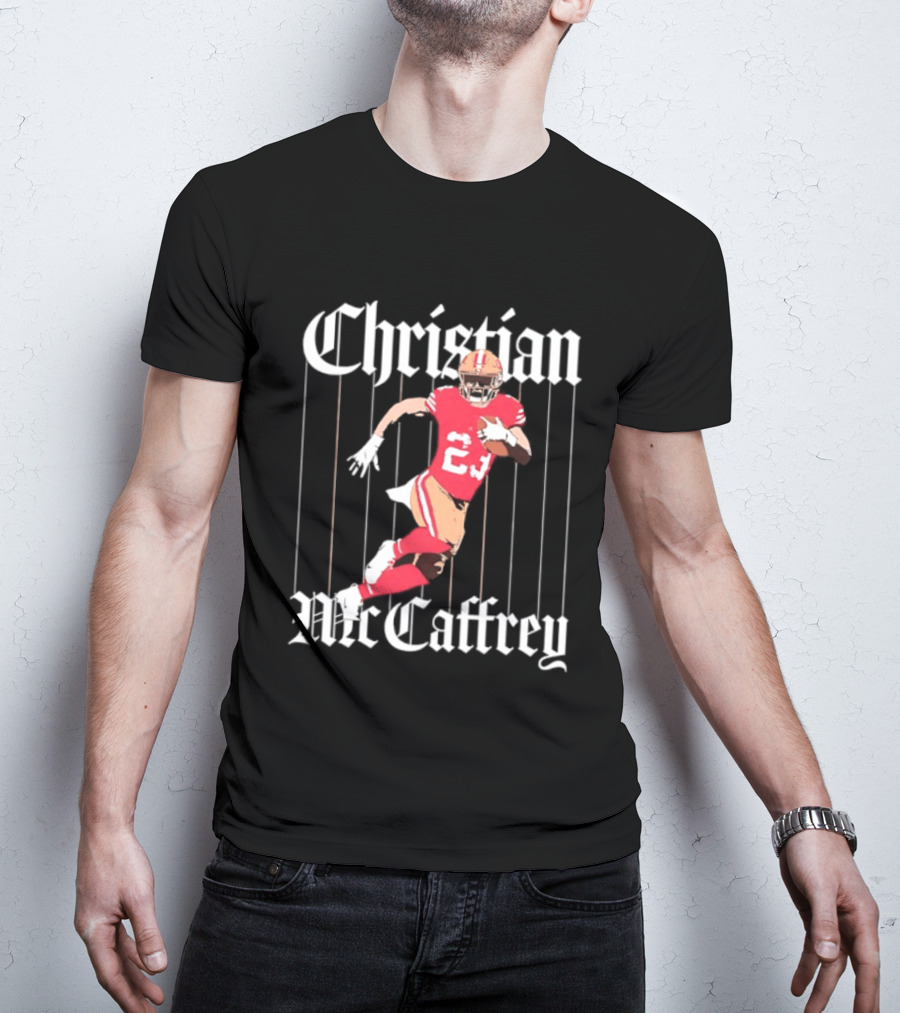 Christian McCaffrey 23 San Francisco 49ers Running Back T-Shirt