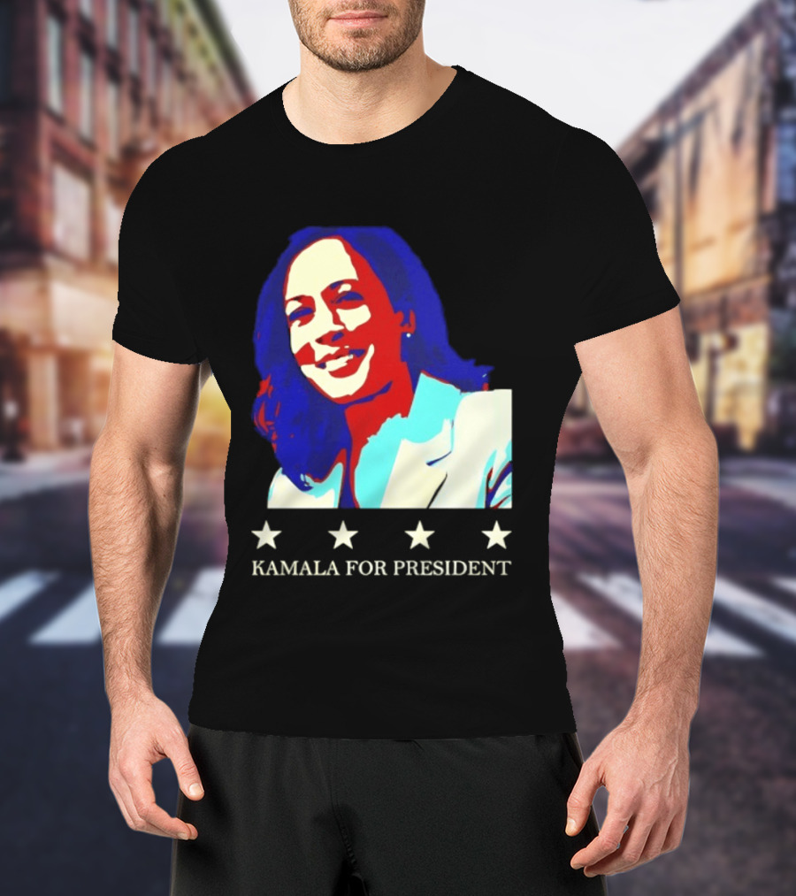 Kamala Harris Kamala For President Presidential Campaign Stars T-Shirt