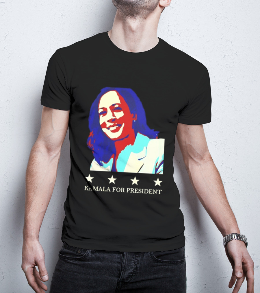Kamala Harris Kamala For President Presidential Campaign Stars T-Shirt