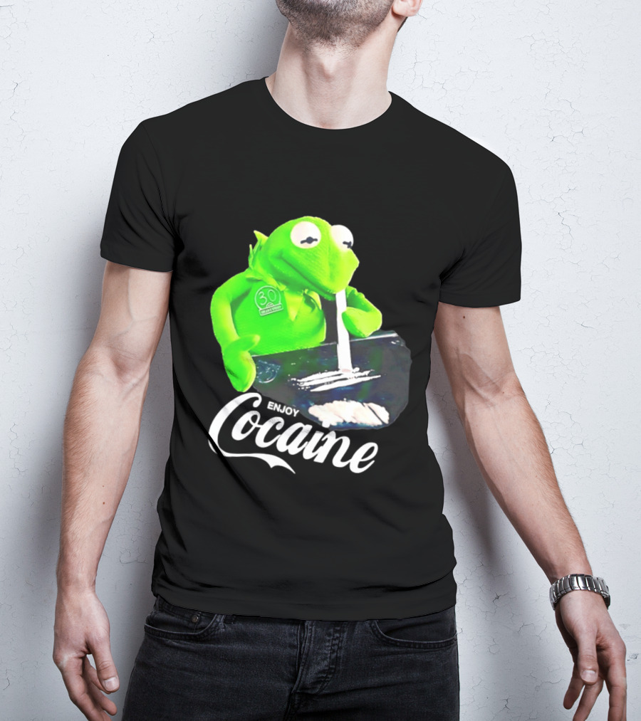 Kermit The Frog Enjoy Cocaine Muppets T-Shirt