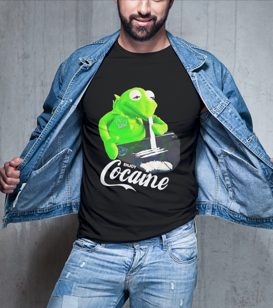 Kermit The Frog Enjoy Cocaine Muppets T-Shirt