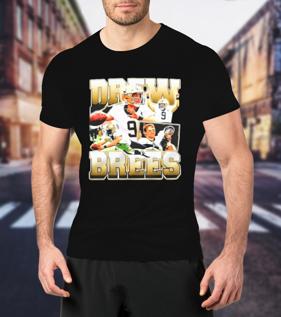 Drew Brees 9 New Orleans Saints Legend T-Shirt