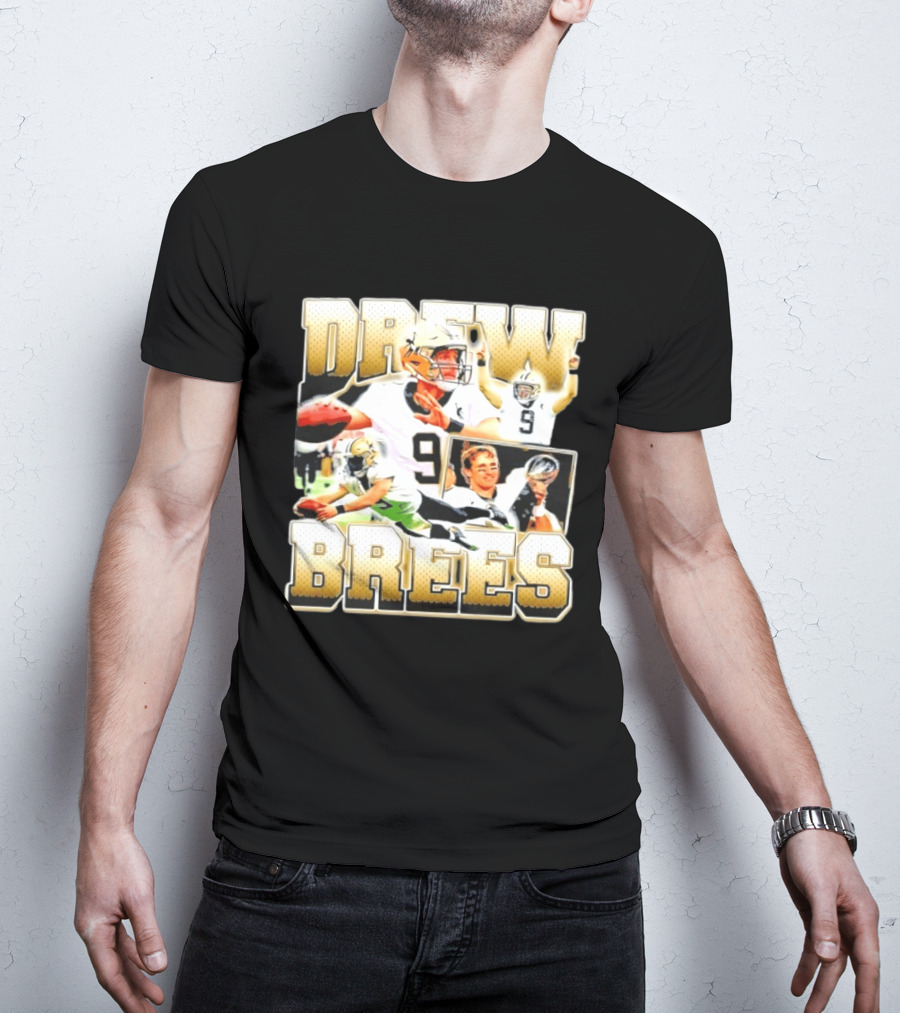 Drew Brees 9 New Orleans Saints Legend T-Shirt