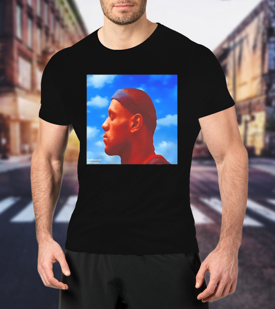 LeBron James LeBronald Mixtape Nothing Was LeSame Los Angeles Lakers Sky T-Shirt
