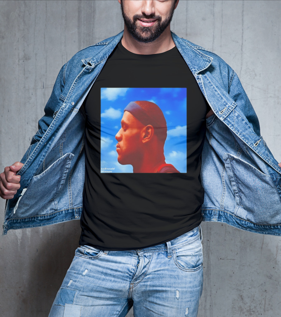 LeBron James LeBronald Mixtape Nothing Was LeSame Los Angeles Lakers Sky T-Shirt