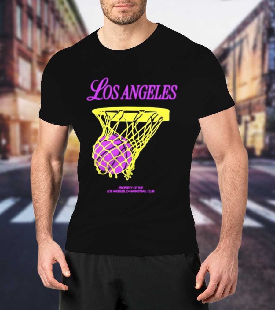 Los Angeles Basketball Club Property Los Angeles CA T-Shirt