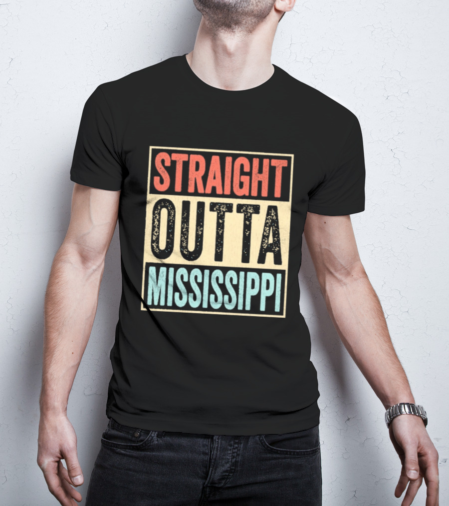 Straight Outta Mississippi Souvenir Performance T-Shirt