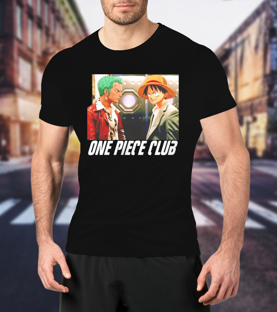 One Piece Club Roronoa Zoro Monkey D Luffy T-Shirt