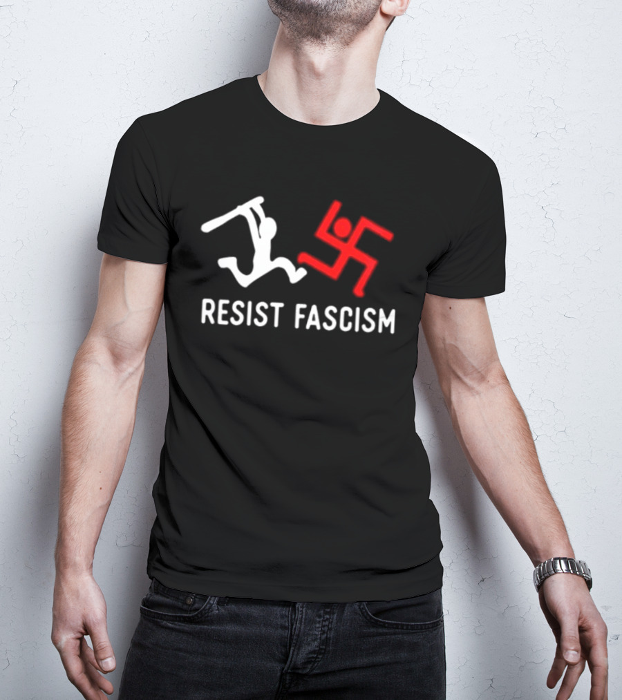 Resist Fascism Anti Nazi Anti Fascist Equality T-Shirt