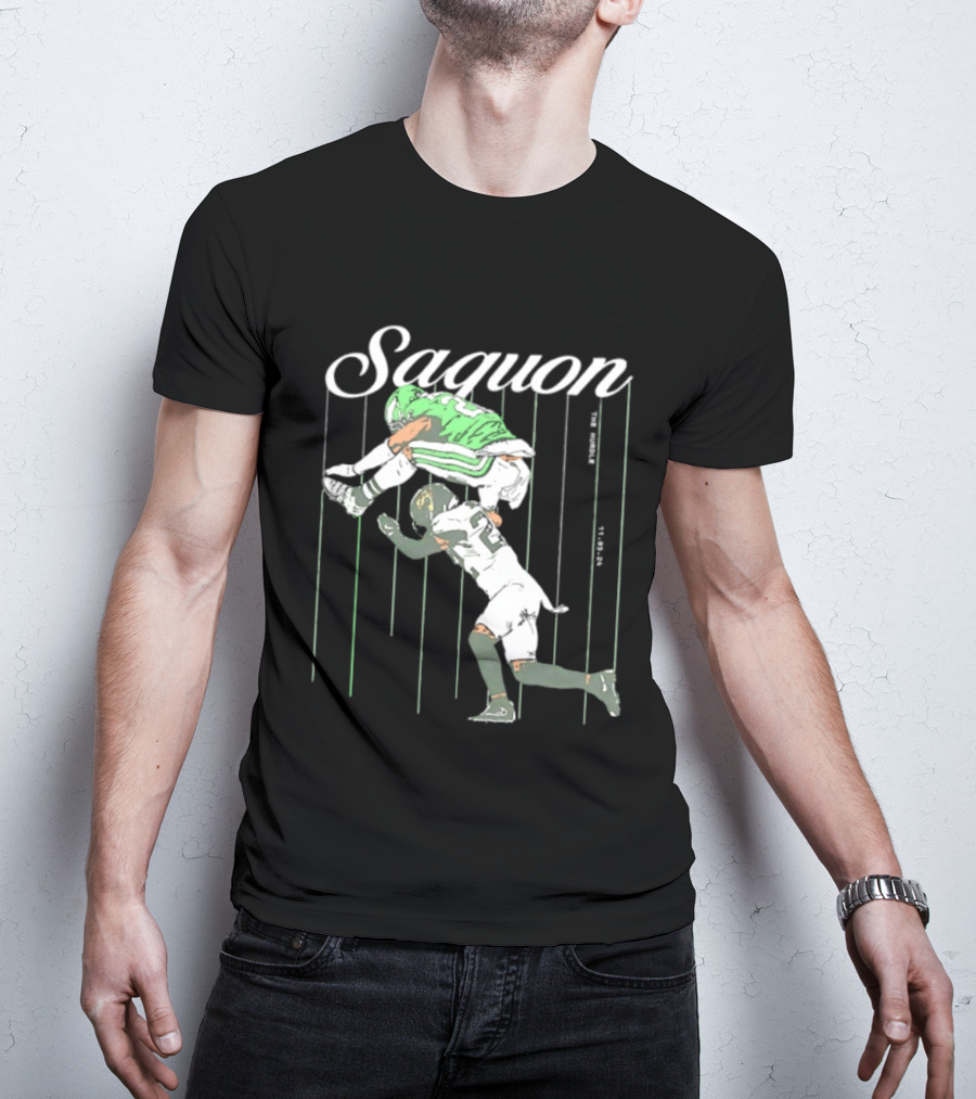 Saquon Barkley Backwards Hurdle Against Philadelphia Eagles T-Shirt