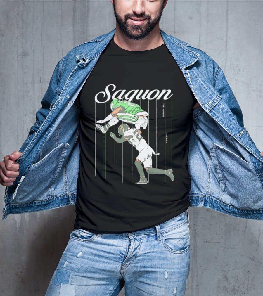 Saquon Barkley Backwards Hurdle Against Philadelphia Eagles T-Shirt