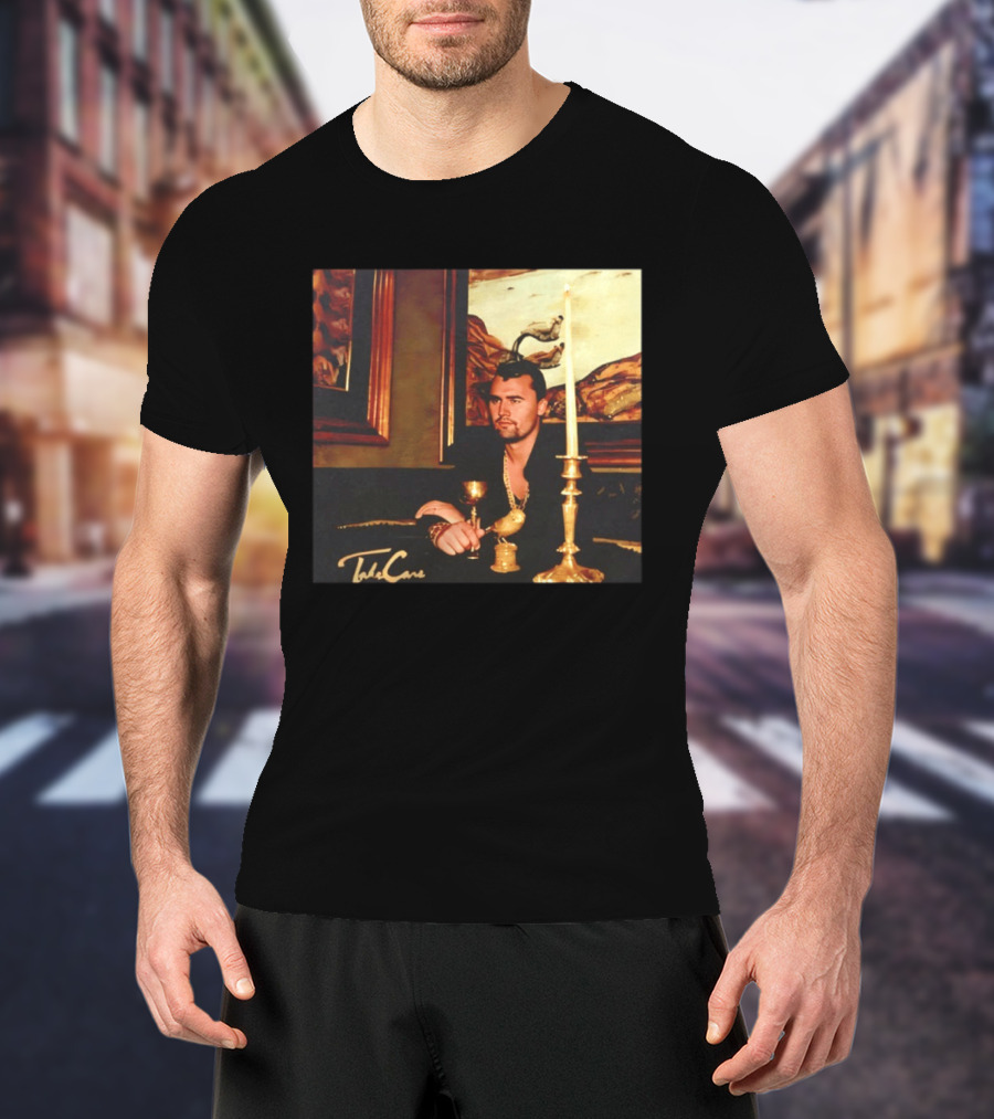 Take Care Charlie Kirk Drake Album Parody Candlelit T-Shirt