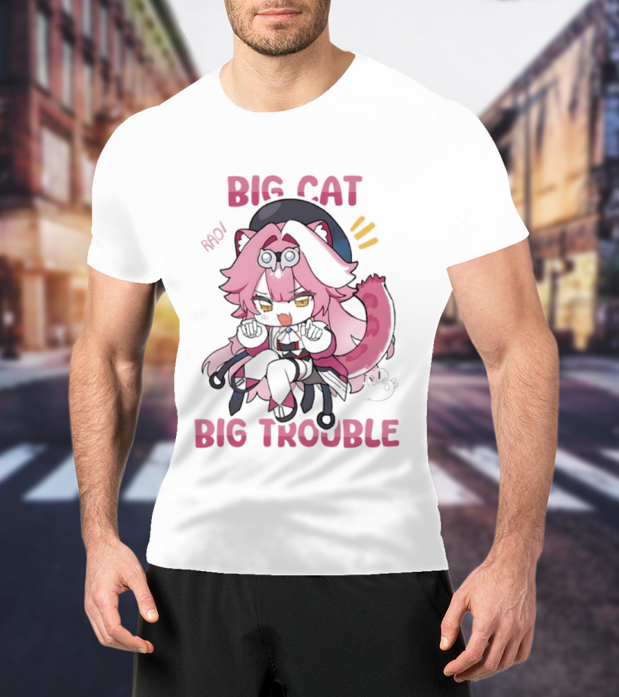 BIG Cat Prowls Into BIG Trouble Anime T-Shirt