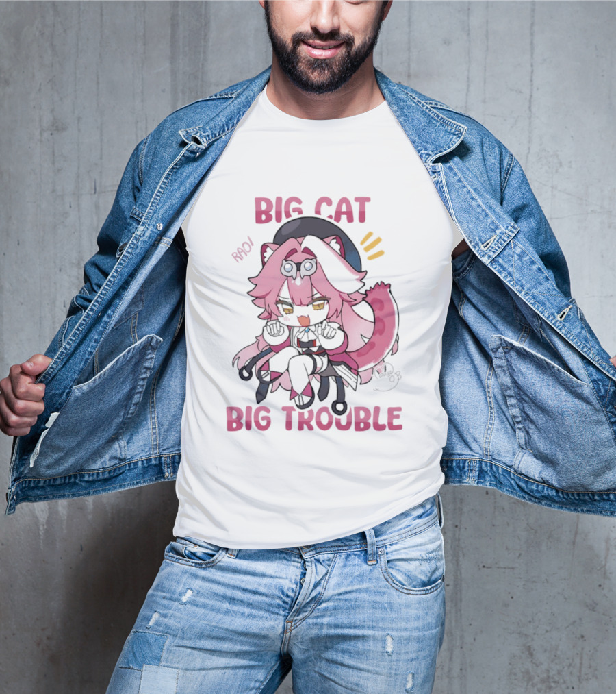 BIG Cat Prowls Into BIG Trouble Anime T-Shirt