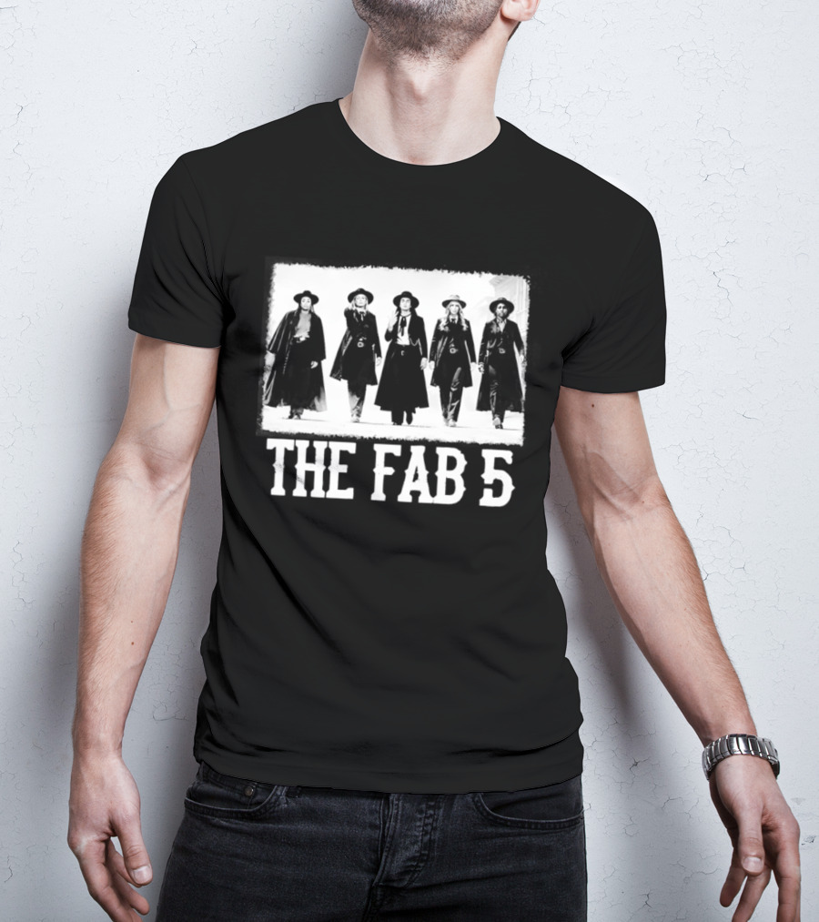 The Fab 5 Feverstone Indiana Fever Women's Basketball Team T-Shirt