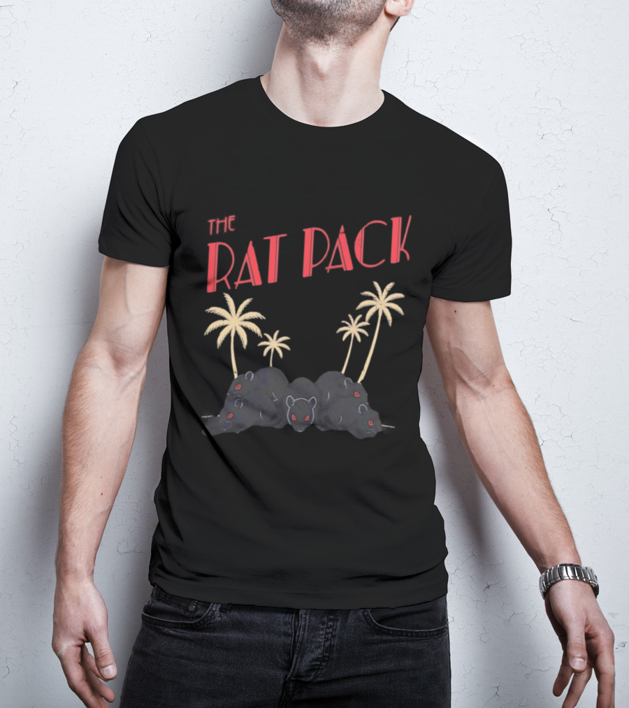The Rat Pack Florida Panthers Hockey Team Vintage Rats And Palms T-Shirt