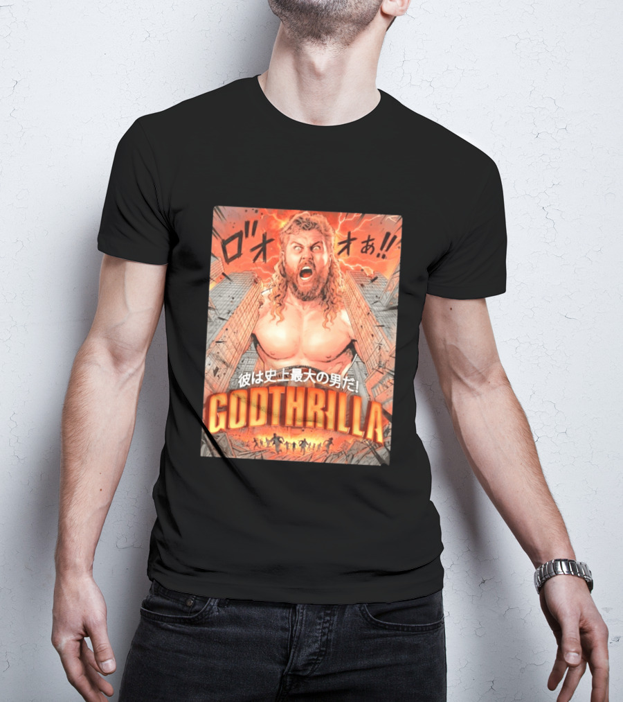 Thrillbilly Silas Mason Godthrilla Comic Style Explosion Scene T-Shirt