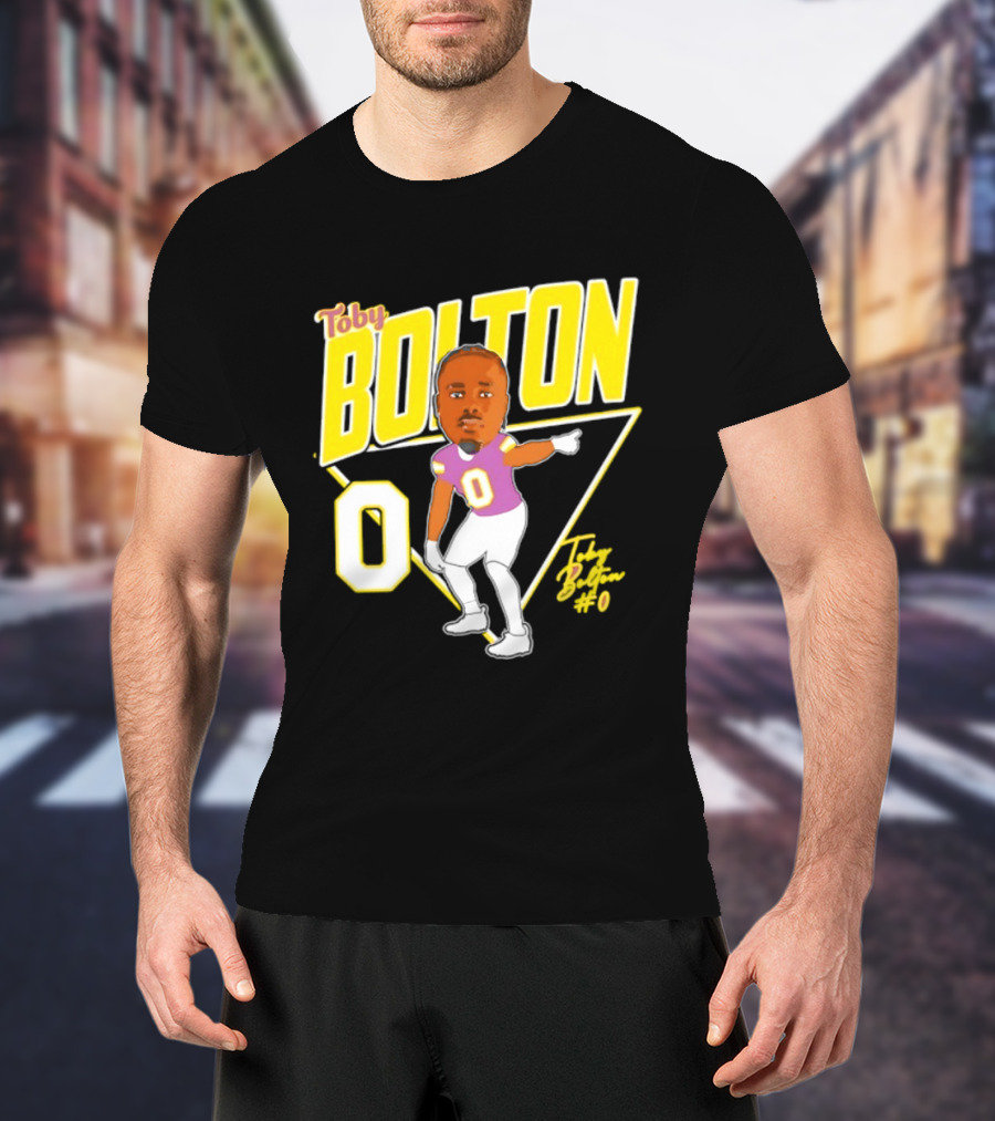 Toby Bolton 0 Caricature Tennessee Tech Football T-Shirt