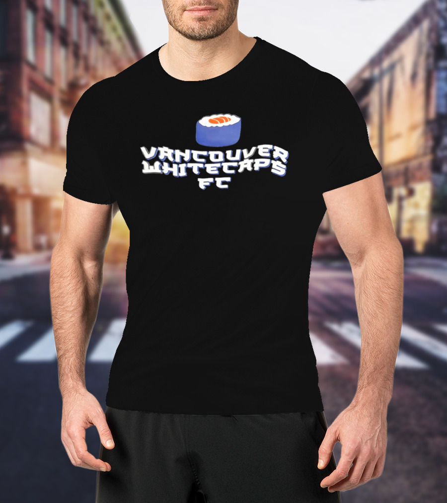 Vancouver Whitecaps FC Sushi Roll Soccer Fan T-Shirt
