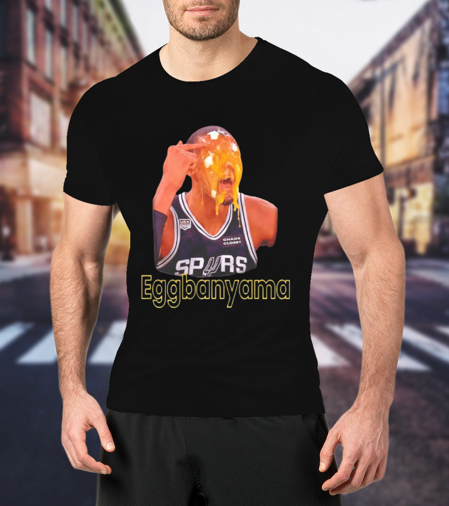 Eggbanyama Spurs Basketball Chaos Closet T-Shirt