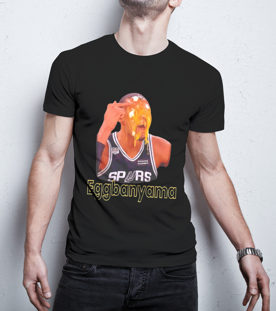 Eggbanyama Spurs Basketball Chaos Closet T-Shirt