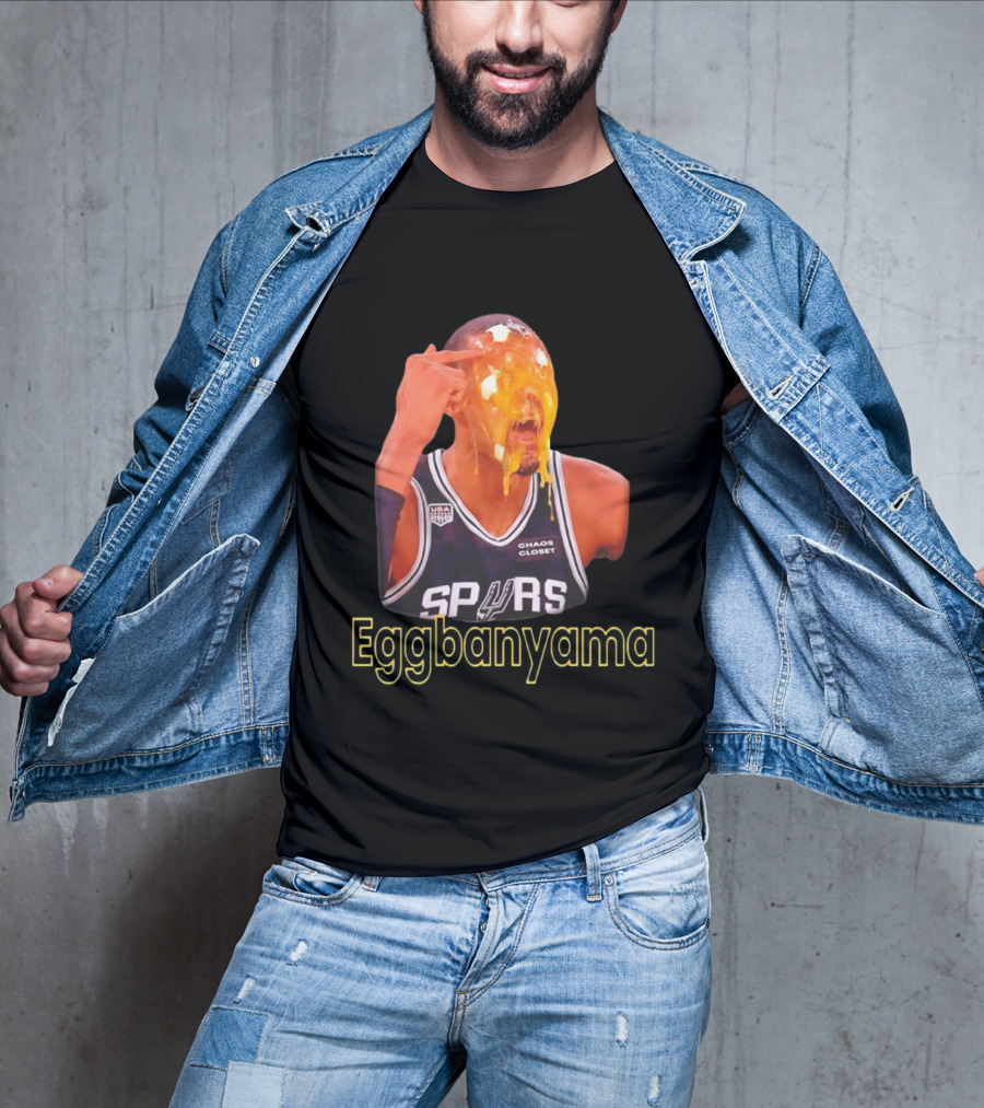 Eggbanyama Spurs Basketball Chaos Closet T-Shirt