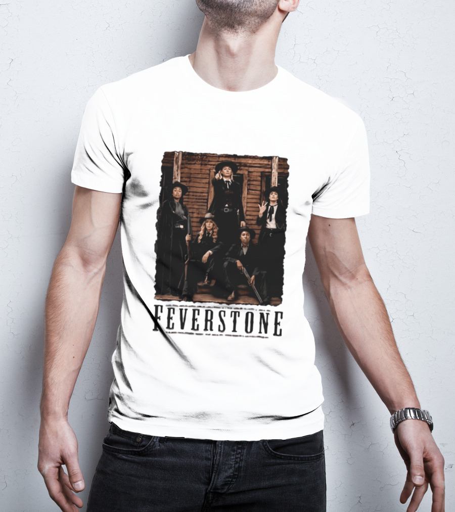 Feverstone Indiana Fever WNBA Basketball Team Western T-Shirt