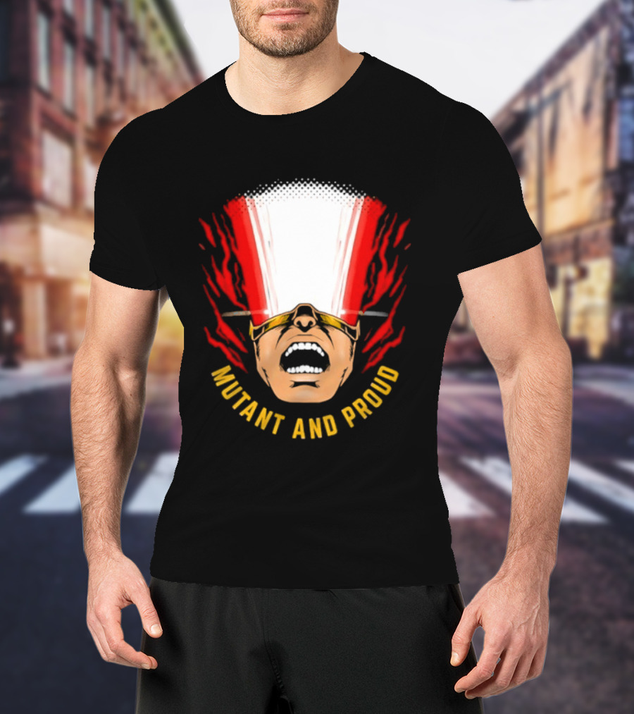 Cyclops Mutant And Proud X Men Marvel Eyebeams T-Shirt