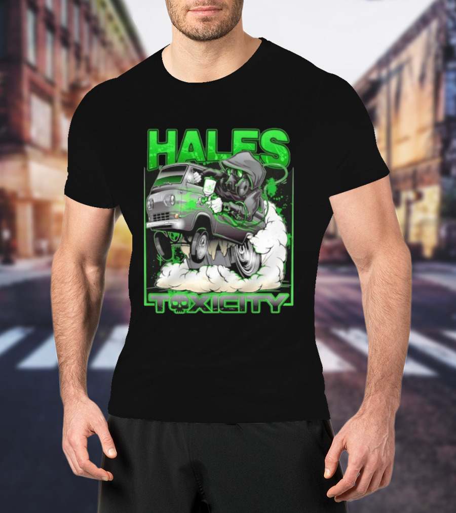 Hales Toxicity Gas Mask Graffiti Van Street T-Shirt