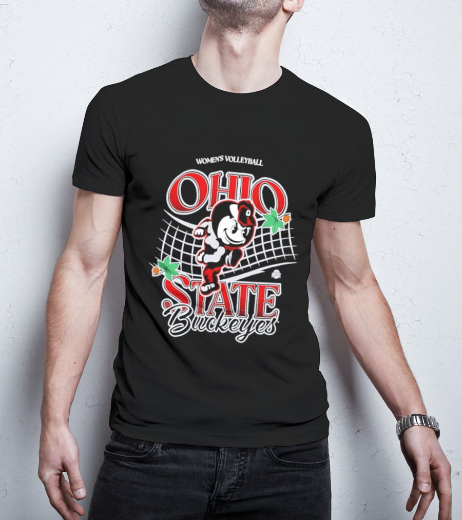 Ohio State Buckeyes Women's Volleyball Vintage Brutus T-Shirt